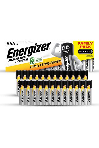 Energizer Power Alkaline AAA Pack of 24 batteries