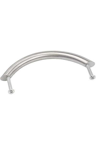 Generic Al Arqam 2pcs Solid Steel Satin Nickel Arch Bow Cabinet Bar Handle Pull – 128mm