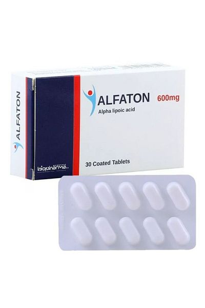 alfaton 600Mg - Alpha Lipoic Acid, 30 Coated Tablets