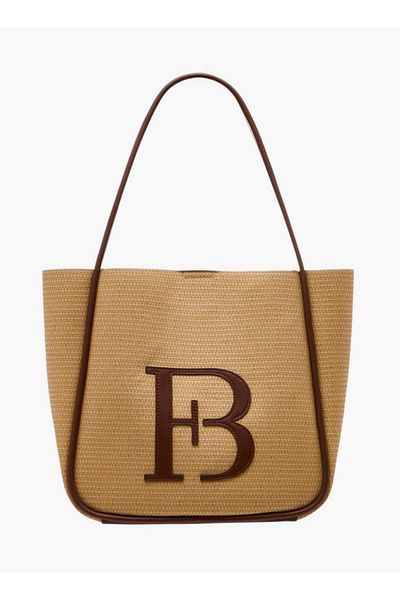 Flora Bella by Shoexpress Textured Tote Bag with Double Handle and Pouch