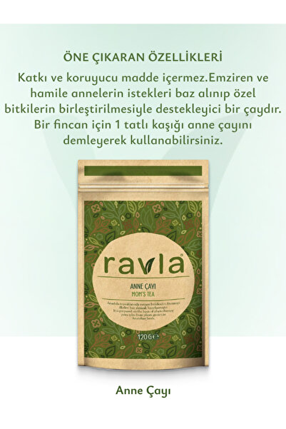 Ravla 5'li Ürün - Anne Çayı 120g