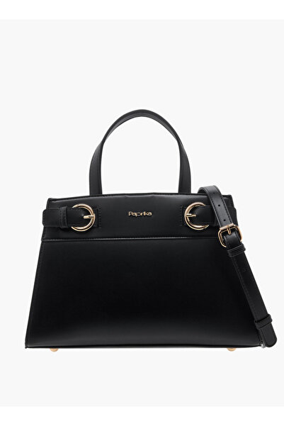 Paprika حقيبة توت صلبة بسحاب إغلاق وحزام قابل للفصل - العرض 11 سم × الارتفاع 21 سم × العمق 31 سم