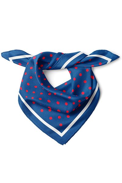 nehir eşarp Red Polka Dot Pattern Scarf Bandana 70X70 cm