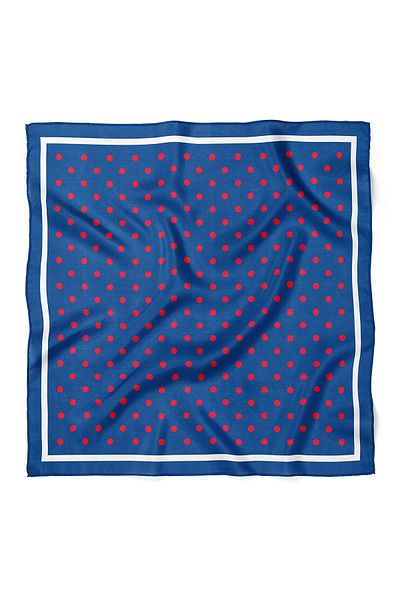 nehir eşarp Red Polka Dot Pattern Scarf Bandana 70X70 cm