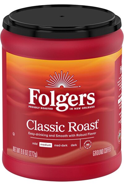 Folgers Folgers Classic Roast Medium Ground Coffee 9.6oz (272g)