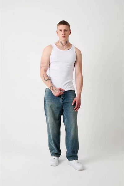 Zen And Men Men's White Undershirt Camisole