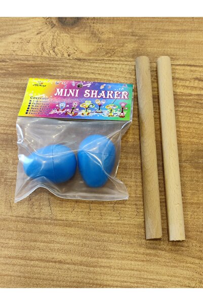 Aren müzik Yumurta Mini Shaker Bir Çift Ritim Çubuğu