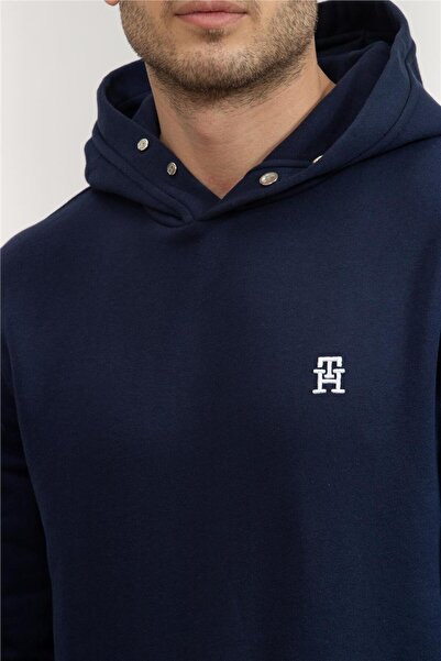 Tommy Hilfiger Erkek Kapüşonlu Sweatshirt