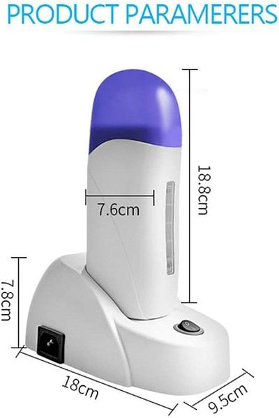 LA PERLA TECH Wax Roller - Cartridge Wax Heating Depilatory Roller Machine for Body Hair Removal