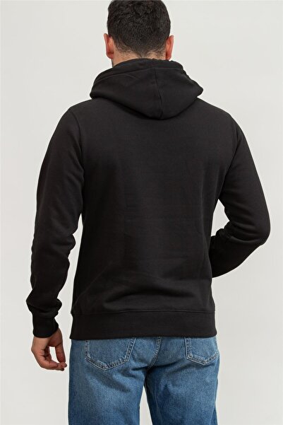 Calvin Klein Seasonal Monologo Regular Hoodie Erkek Kapüşonlu Sweatshirt