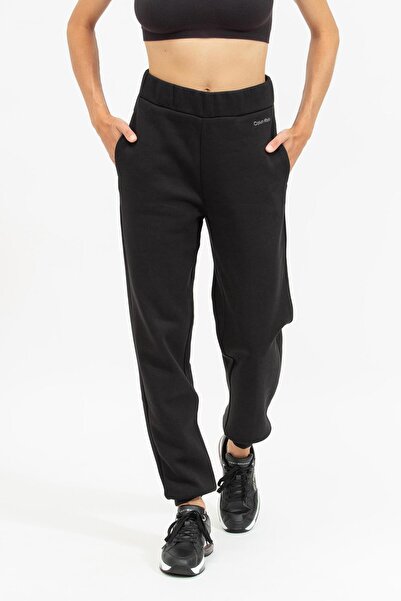 Calvin Klein Metallic Micro Logo Women's Sweatpants Black