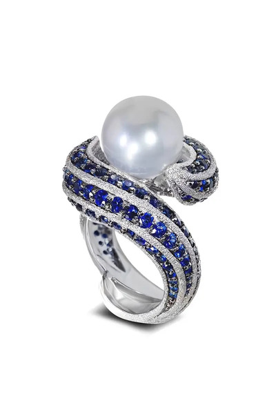 byozanyılmaz Complete Stone with Pearl Ring