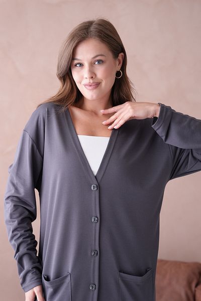 Lamierra Mother Plus Size Seasonal Long Cardigan