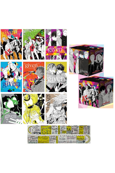 Komik Şeyler Given 9 Cilt Kutulu Manga Seti + Mat. Öğreten Cetvel