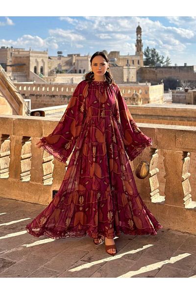 ALREMİYA Chiffon Hijab Dress