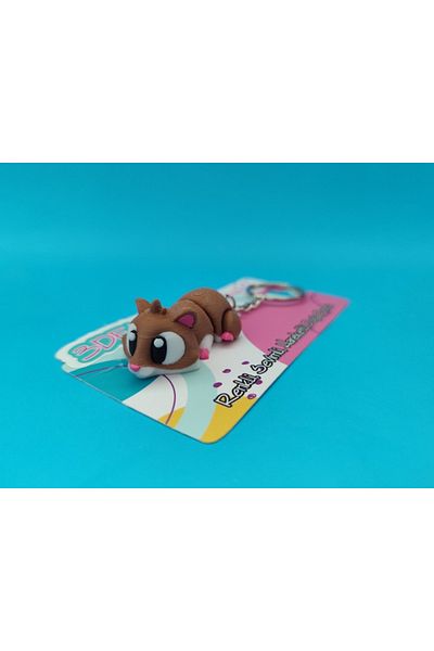 Minikbahcem Cute Hamster Keychain - 3D Printing Special Design