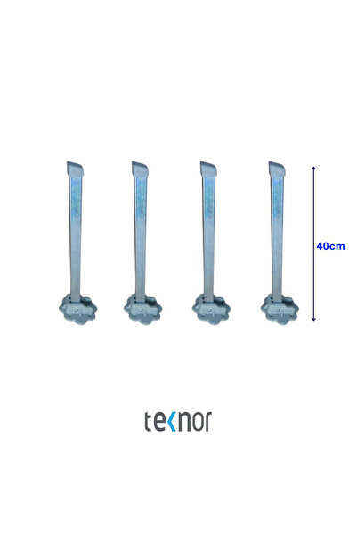 Teknor Metal Katlanır Yer Sofrası Ayağı 4 Adet 40 Cm