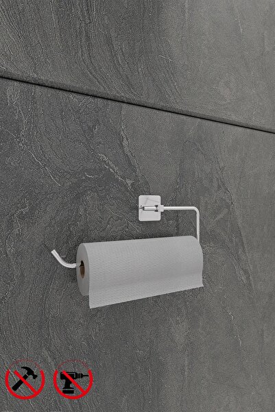 TncPatiShop حامل مناشف منفرد من الكروم مربع الشكل، رف مناشف ورقية