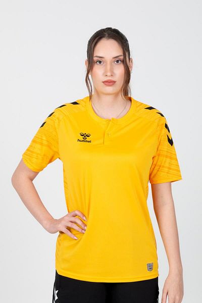 hummel Μπλουζάκι Line Camping Κίτρινο