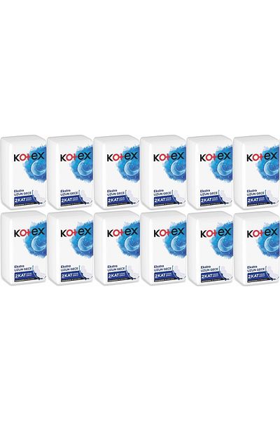 Kotex Hygienic Pad Extra Long Night Set of 108 (12Pk*9)