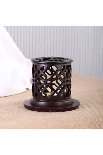 D&H مبخرة فحم من الراتنج بتصميم زهور رائعة مثالية للبخور واللبان والعود