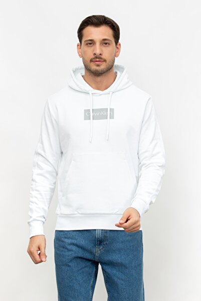 Calvin Klein HOODIE CU LOGO DE CAUCUC