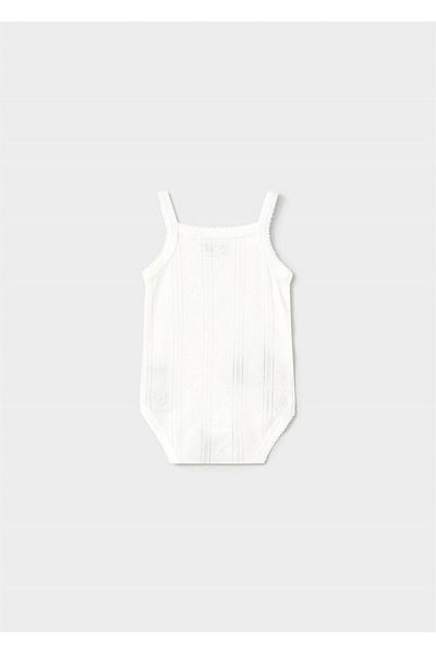 MAYORAL Baby Girl Strappy Bodysuit White 1745