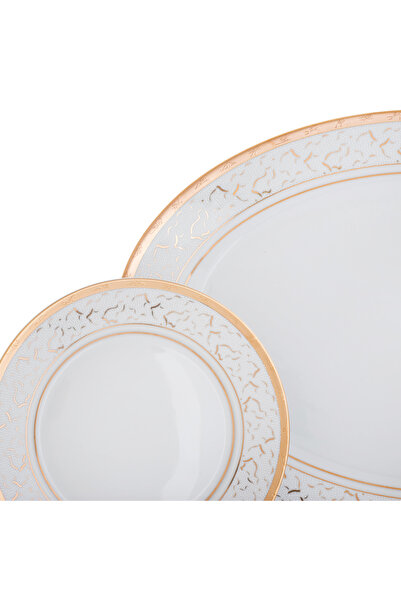 HIC Richvine 24-Piece Porcelain Tea Set for 6 People