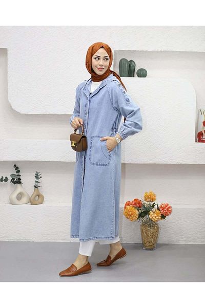 HARMAN BUTİK ȘAPCĂ DENIM DENIM CU BLOCURI DE BUMBAC