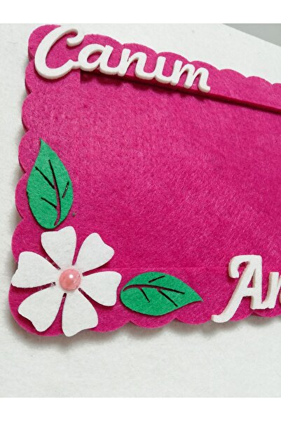 keçeli dünyam Frame My Dear Mother (Felt Fabric)