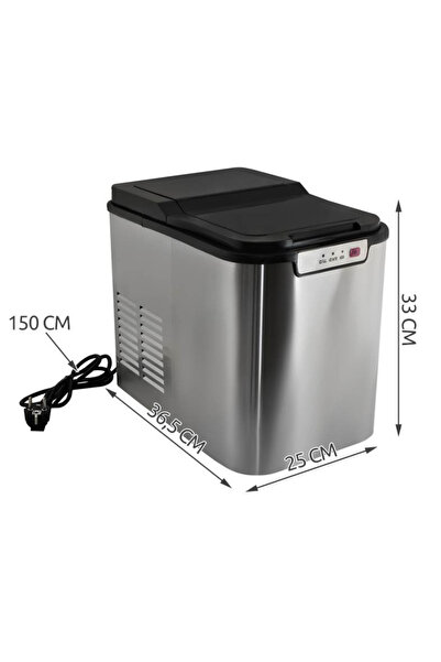zola Ice cube maker, 2.2 l, 120W, 12 kg/day, low/full water function, 150 cm cable, 33x25x36.5 cm