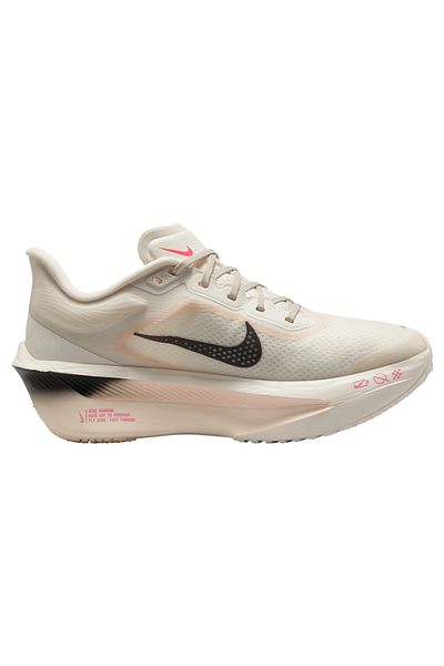 Nike Zoom Fly 6 Women's Road Racing Shoes  Pale Ivory Crimson Tint Sail Black