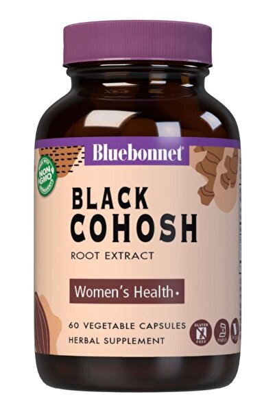 Bluebonnet Nutrition كبسولات نباتية من مستخلص جذر نبات كوهوش الأسود من بلو بو...