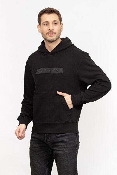 Calvin Klein EMBROIDERED BOX HOODIE
