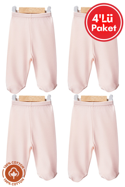 Miniel مجموعة من 4 قطع من القطن العضوي الممشط للفتيات الصغيرات من عمر 0 إلى 6...