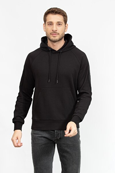 Calvin Klein Erkek Sweatshirt Siyah
