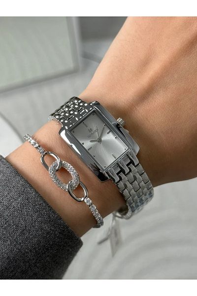 Homies Guaranteed Premium Women's Wrist Watch Silver (White Dial) Rshms-195
