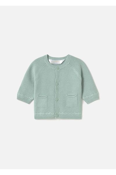 MAYORAL Baby Knitted Cardigan Mint 1393