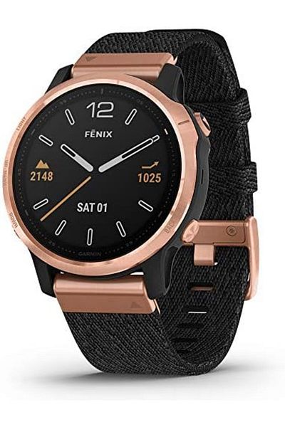 Garmin Fenix 6S Sapphire, Premium Multisport GPS Watch, Smaller-Sized, Features Mapping, Music, Grad