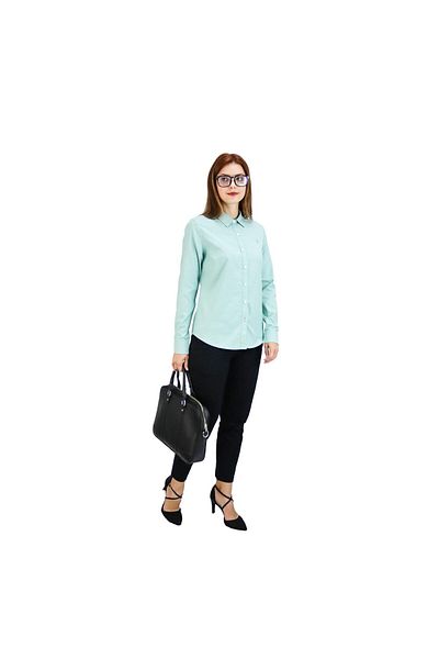 Giordano Women's Lion Oxford Shirt