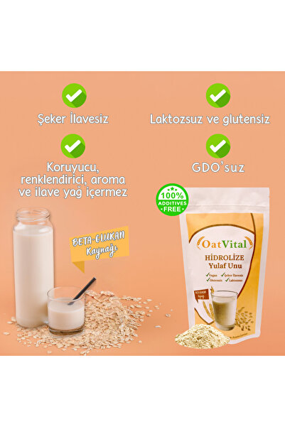 OatVital Hidrolize Yulaf Unu (YULAF SÜTÜ TOZU)