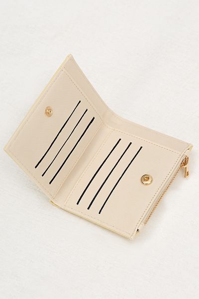 Addax Zipper Snap Closure Wallet Czdn118-F8