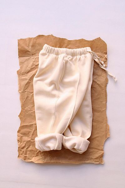 OhlalaKoala Cream Sweatpants with Fleece Inside