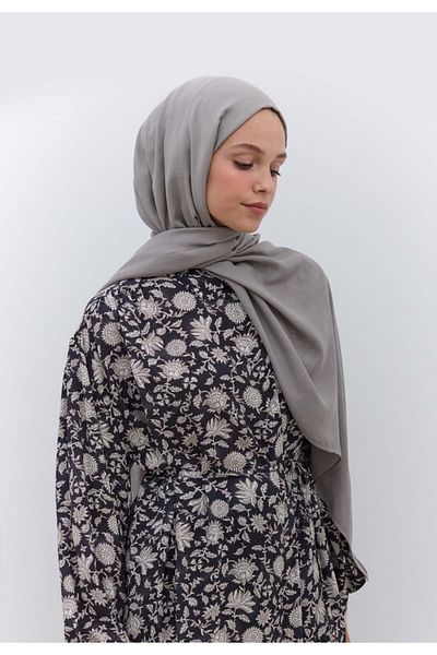 Fresh Viscose Shawl - Silver Color Ram