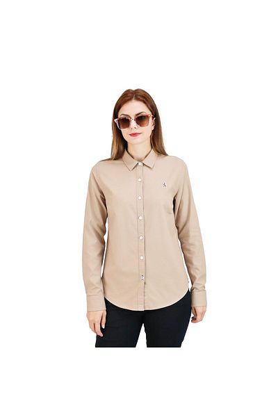Giordano Women's Lion Oxford Shirt