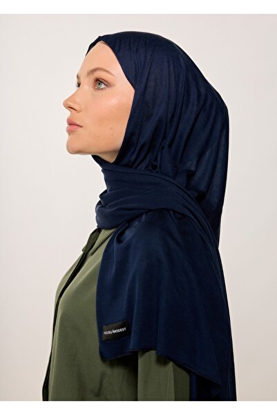 HOUSE OF MODEST Χιτζάμπα-Σάλι-Μπλε ναυτικό