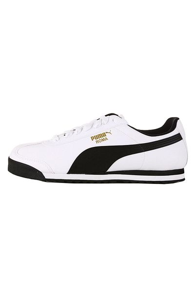 Puma Roma Basic 353572 04 Pantofi sport casual alb-negru pentru bărbați