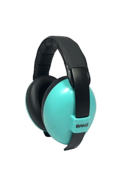Banz Earmuffs for Babies and Children, Bubzee, 3-36 Months, Turquoise