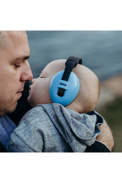 Banz Earmuffs for babies and children, Banz, Bubzee, 3-36 months, Bleu baby earmuffs noise protection