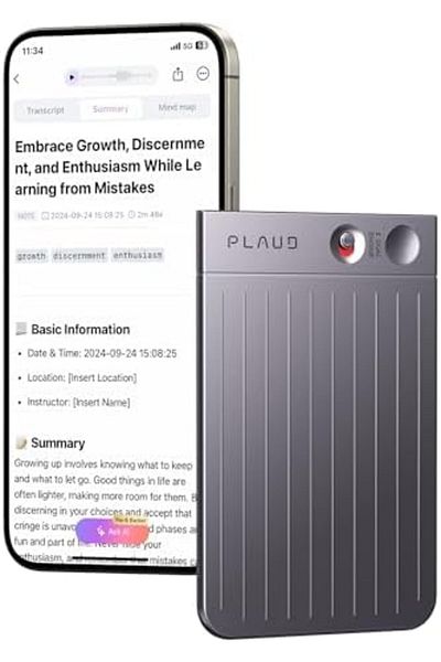 PLAUD Note AI Voice Recorder (Black)